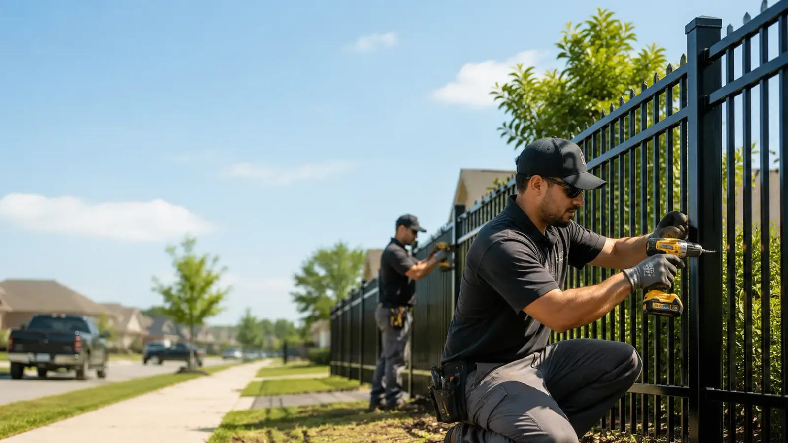 Metal Fence Installation in Noblesville, IN